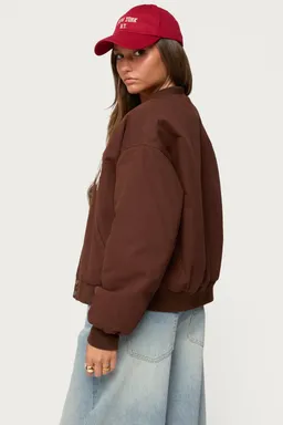 Campera bomber ancha big apple de Edikted en Chaquetas para argentina