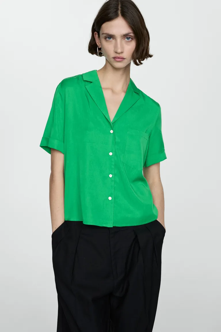 Camisa lyocell de Mango en Camisas para argentina