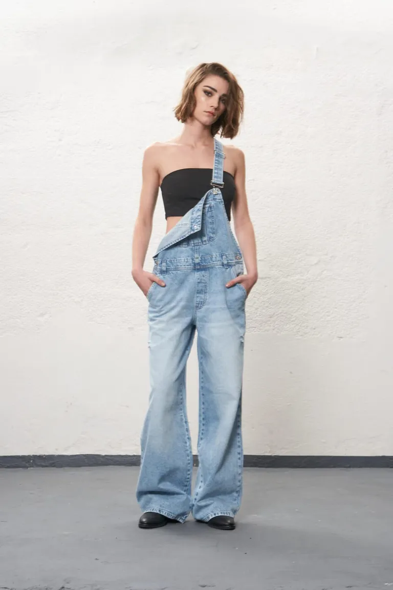 Jean denim jardinero ross de Magda en Pantalones para argentina