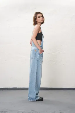 Jean denim jardinero ross de Magda en Pantalones para argentina
