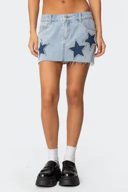 Mini falda denim shining star de Edikted en Shorts para argentina