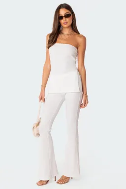 Top dekota ribbed con aberturas de Edikted en Tops para argentina