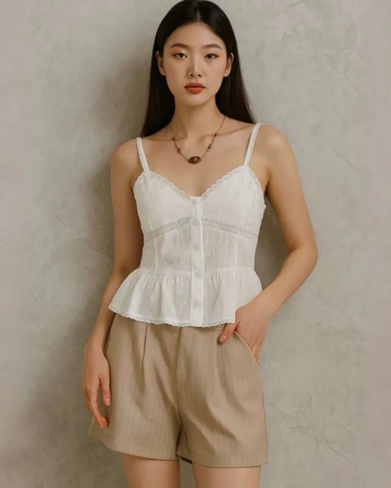 Shorts cortos de diseño elegante y versátil para mujer de Hesed en Shorts para argentina