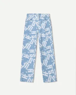 Jeans baggy estampado de Bershka en Pantalones para argentina