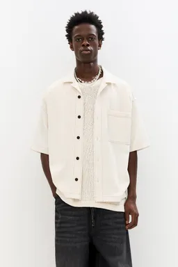 Camisa rústica manga corta de Pull&Bear en Camisas para argentina