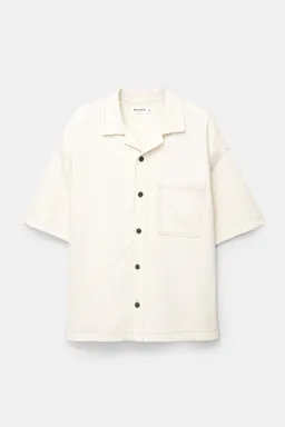 Camisa rústica manga corta de Pull&Bear en Camisas para argentina