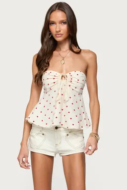 Top babydoll izzey lunares de Edikted en Tops para argentina