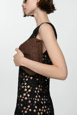Vestido crochet con flores de Mango en Vestidos para argentina