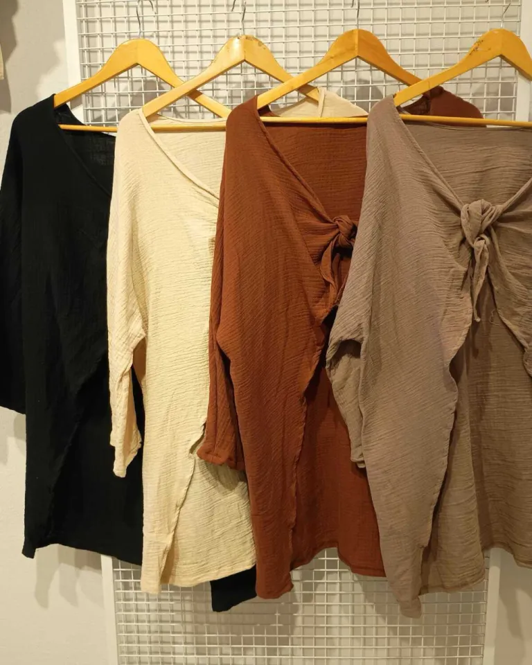 Kimono de algodón suave y diseño contemporáneo con lazo para atar de Belle en Kimonos para argentina