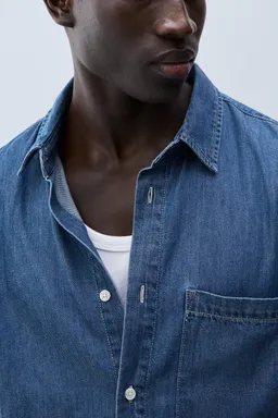 Camisa denim manga corta de Lefties en Camisas para argentina