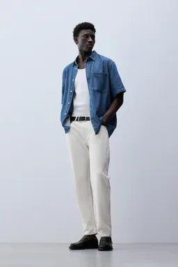 Camisa denim manga corta de Lefties en Camisas para argentina