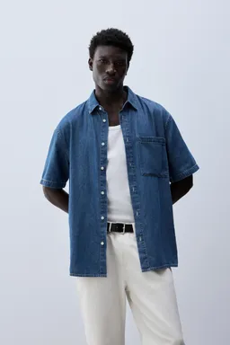 Camisa denim manga corta de Lefties en Camisas para argentina