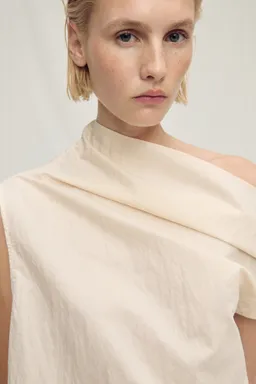 Blusa asimétrica algodón de Mango en Blusas para argentina