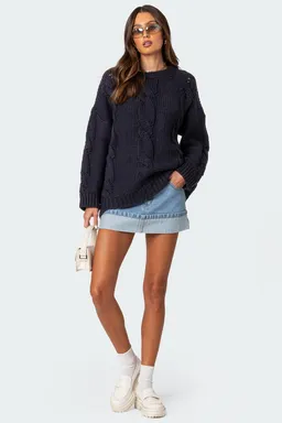 Sweater trenzado alene de Edikted en Buzos y Sweaters para argentina