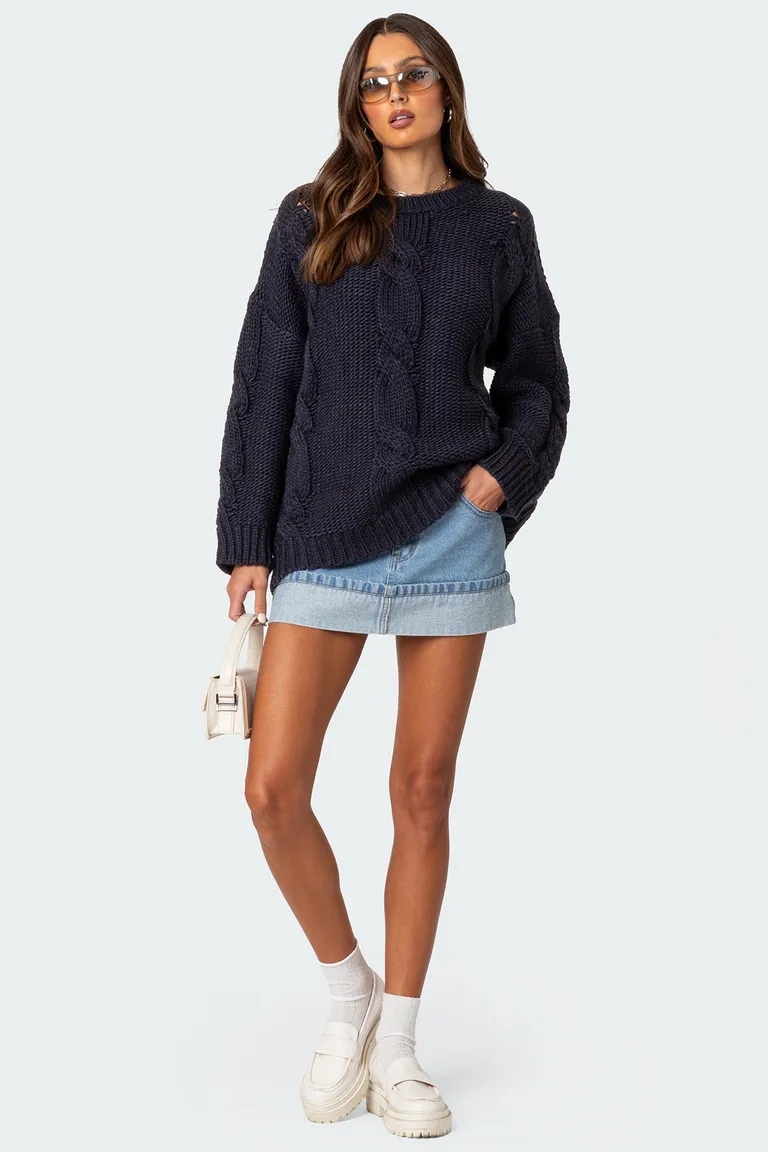 Sweater trenzado alene de Edikted en Buzos y Sweaters para argentina