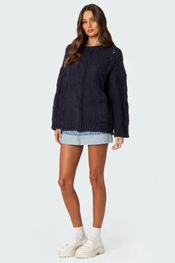 Sweater trenzado alene de Edikted en Buzos y Sweaters para argentina