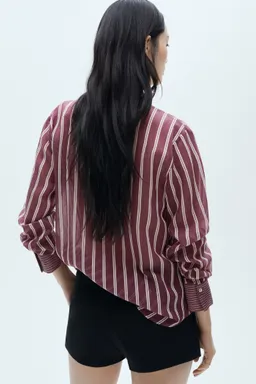 Camisa lyocell rayas de Mango en Camisas para argentina