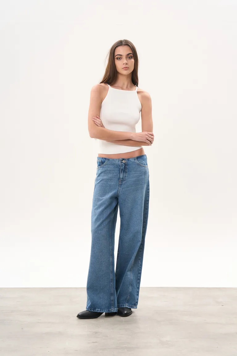 Jean denim gilbert ancho de Magda en Pantalones para argentina