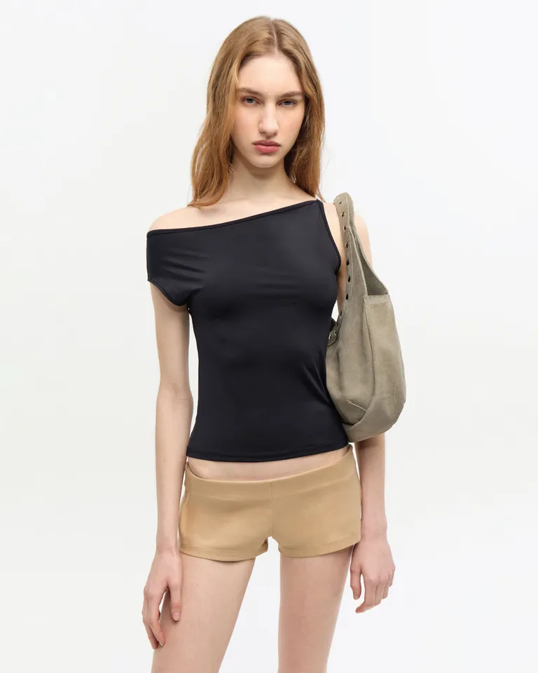 Top asimétrico de diseño elegante y ajuste ceñido de Ay Not Dead en Tops para argentina