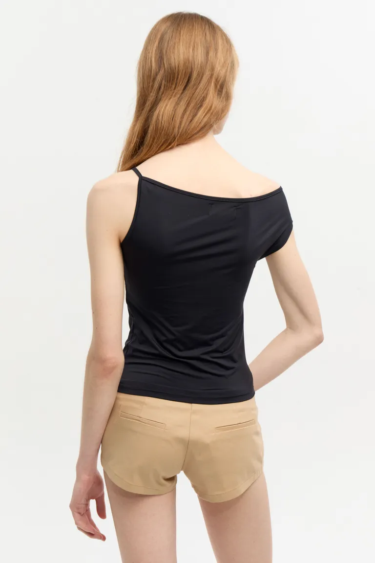 Top asimétrico de diseño elegante y ajuste ceñido de Ay Not Dead en Tops para argentina