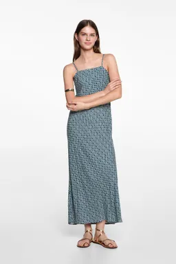 Vestido largo estampado de Mango Teen en Vestidos para argentina