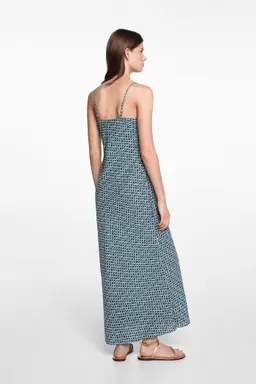 Vestido largo estampado de Mango Teen en Vestidos para argentina