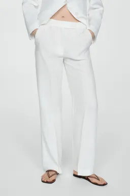 Pantalón traje lino de Mango en Pantalones para argentina