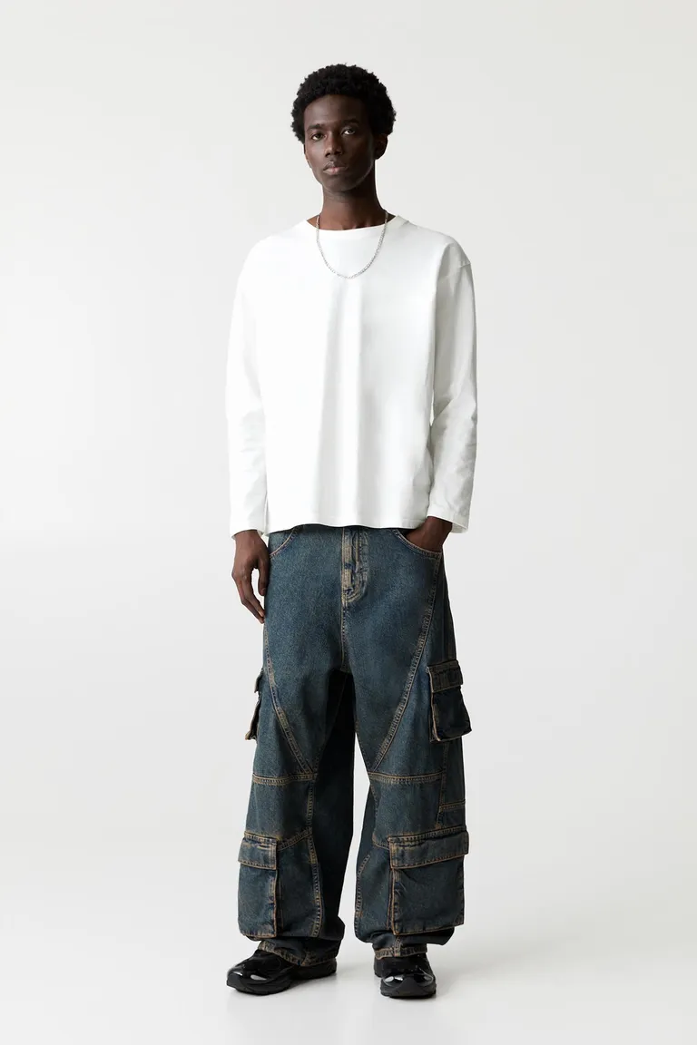 Jeans cargo superbaggy de Pull&Bear en Pantalones para argentina