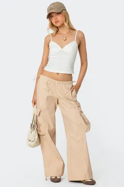 Pantalón cargo con lazo de Edikted en Pantalones para argentina
