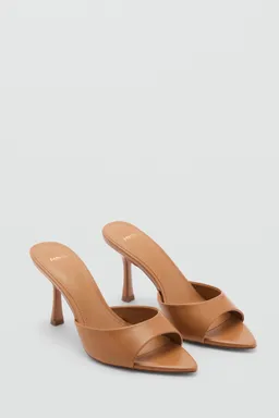 Sandalia tacón punta de Mango en Sandalias para argentina