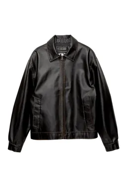 Campera efecto cuero de Pull&Bear en Abrigos y Camperas para argentina