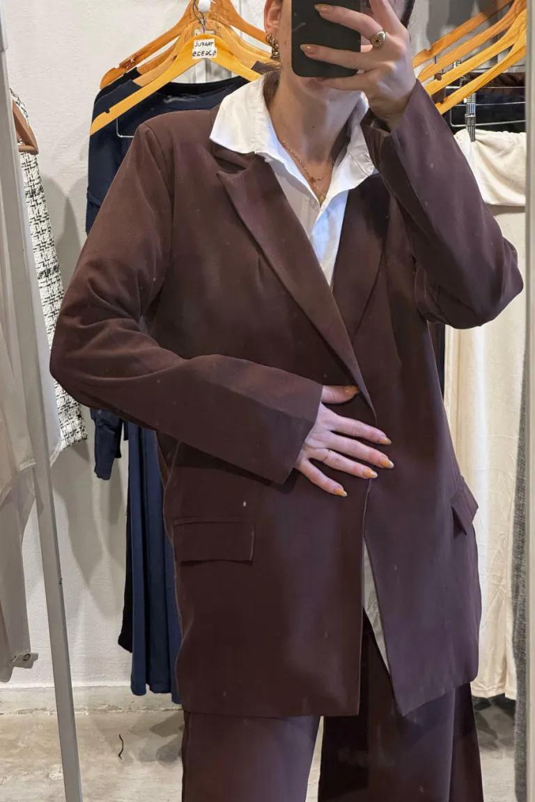 Blazer Largo Moderno de Belle en Blazers para argentina