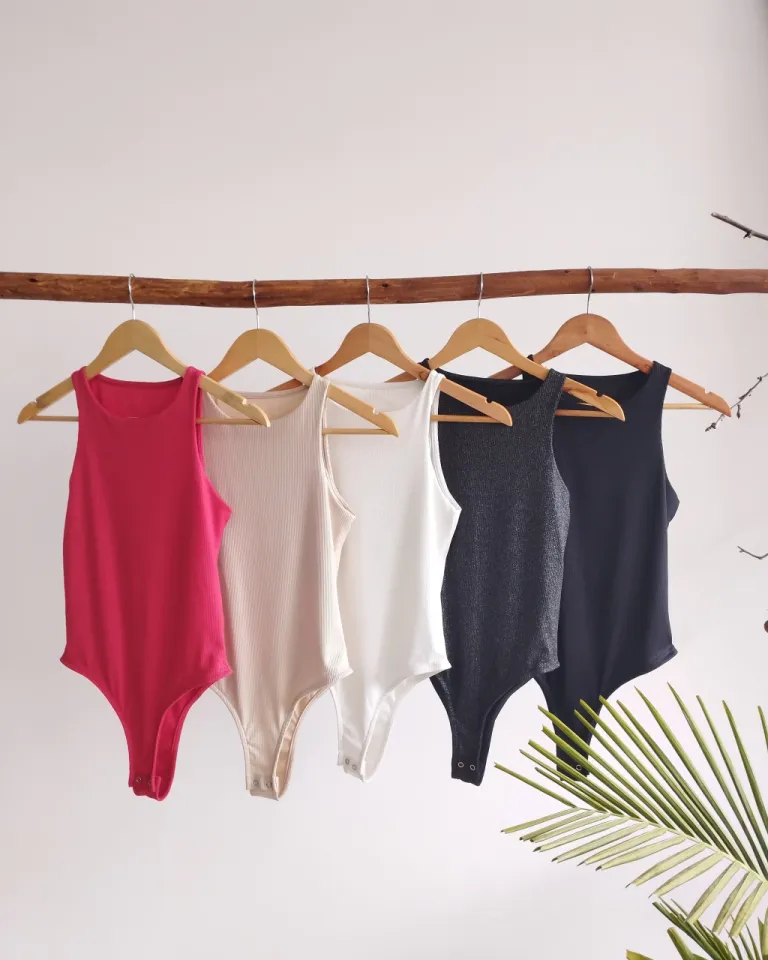 Body básico de cuello redondo con broche en la unión de Lemmon en Bodies para argentina