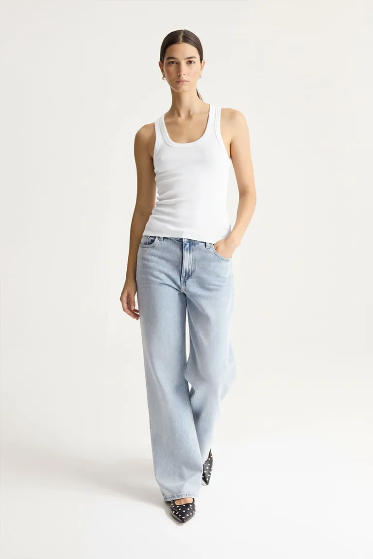 Remera de algodón elástico con detalles en la espalda de Portsaid en Remeras para argentina