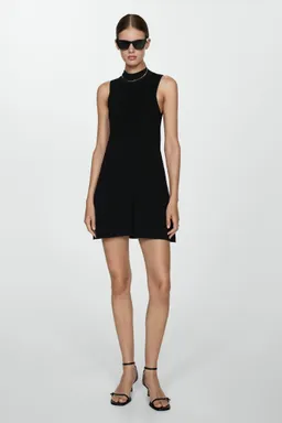 Vestido punto cuello perkins de Mango en Vestidos para argentina