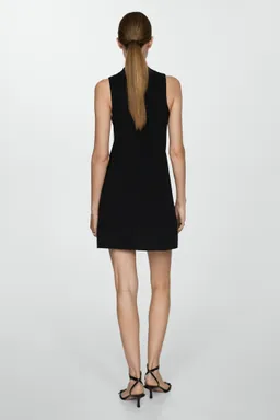 Vestido punto cuello perkins de Mango en Vestidos para argentina