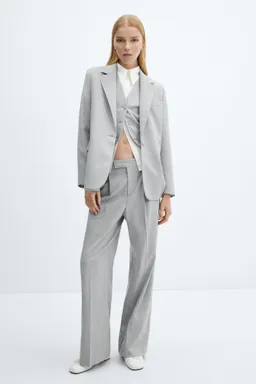Americana traje raya diplomática de Mango en Blazers para argentina