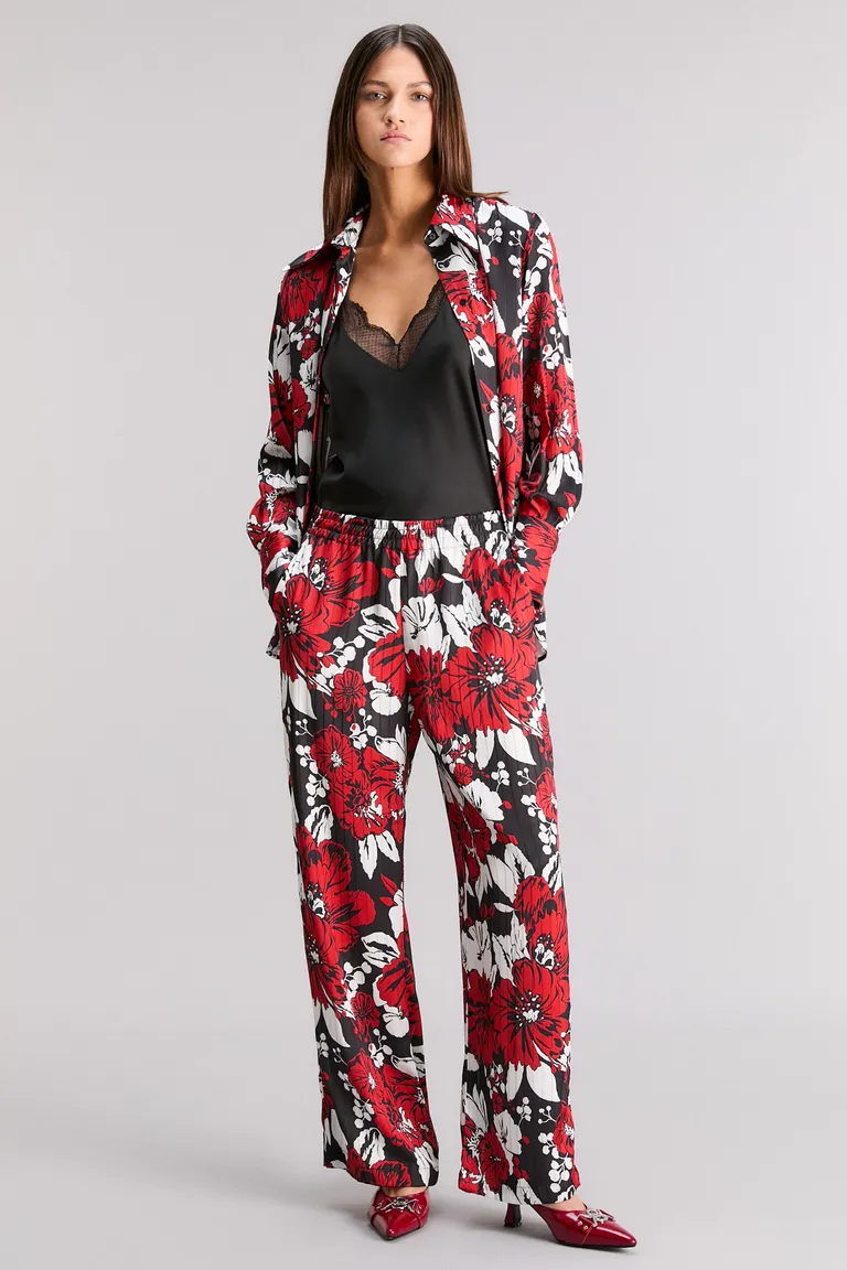 Pantalón pijamero con estampado floral de diseño exclusivo de Kosiuko en Pijamas y Sleepwear para argentina