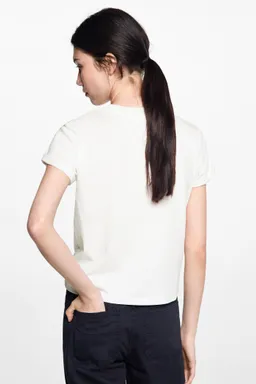 Remera algodón con lazo de Mango Teen en Remeras para argentina