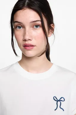 Remera algodón con lazo de Mango Teen en Remeras para argentina