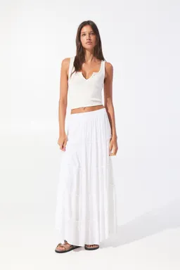 Falda midi paneles elástica de Pull&Bear en Faldas para argentina
