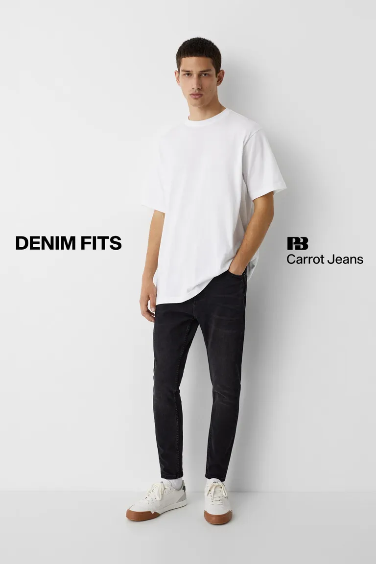 Jeans carrot lavado de Pull&Bear en Pantalones para argentina