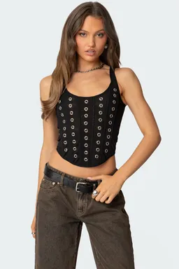 Corset ojalillos miki de Edikted en Tops para argentina