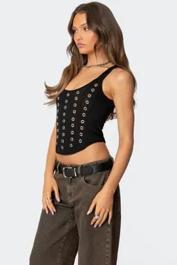 Corset ojalillos miki de Edikted en Tops para argentina