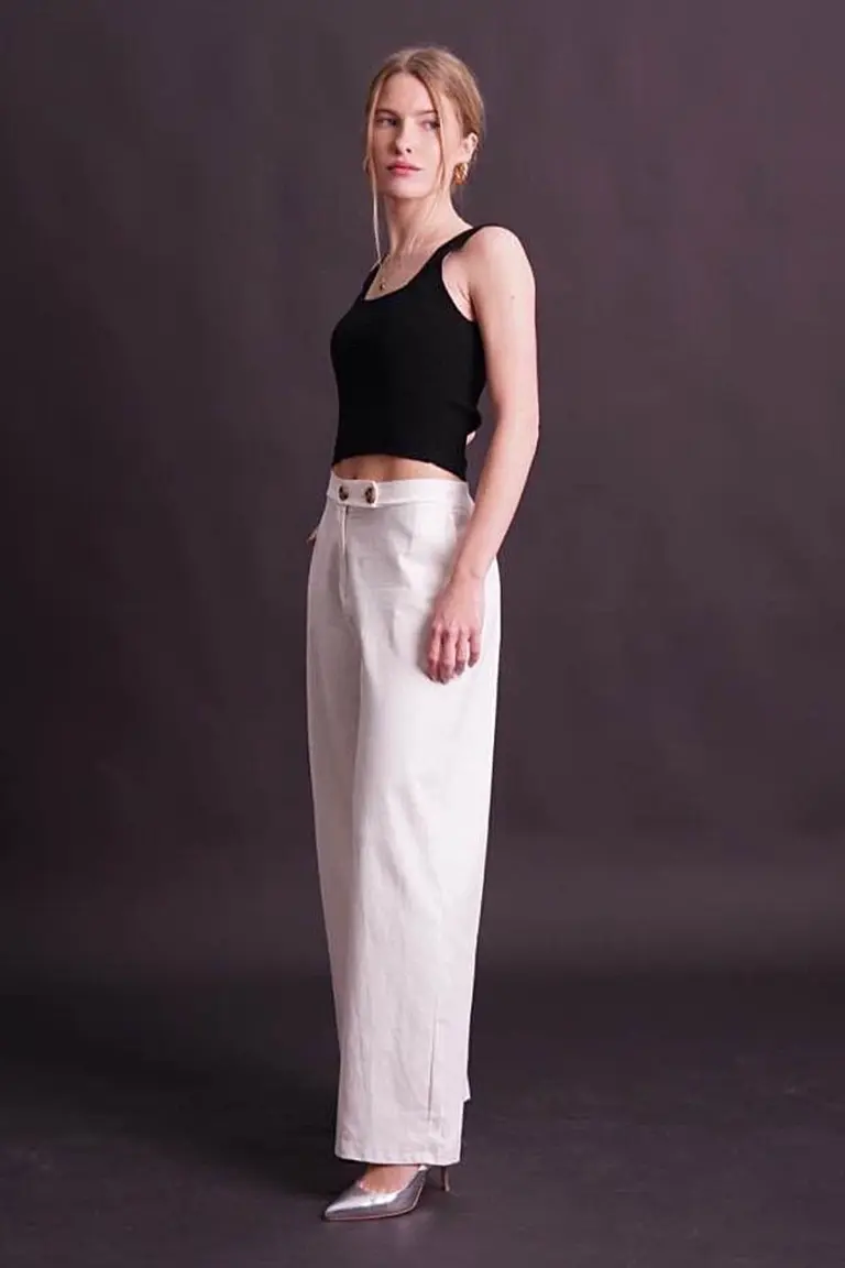 Pantalón Palazo Amplio de Hesed en Pantalones para argentina