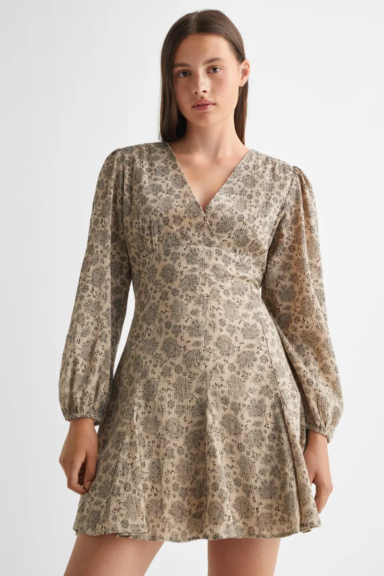 Vestido algodón estampado de Mango Teen en Vestidos para argentina