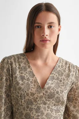 Vestido algodón estampado de Mango Teen en Vestidos para argentina