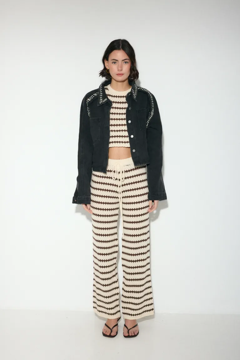 Campera de jeans oversize con detalles brillantes de Audaz en Chaquetas para argentina