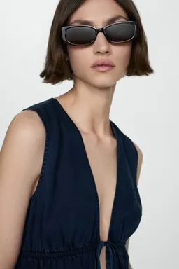 Top fruncido lazos de Mango en Tops para argentina