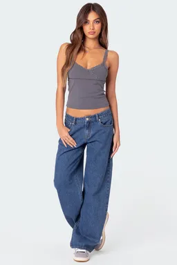 Musculosa encaje amilia de Edikted en Tops para argentina